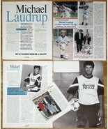 MICHAEL LAUDRUP press kit 1990s clippings Real Madrid Futbol Football photos - $10.34