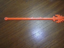 Lorenzillo&#39;s Cancun Swizzle Stick Drink Stirrer Lobster on end Orange Plastic - £1.57 GBP