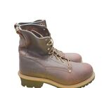 Carolina Men Elm 1821 Steel Toe Logger Work Boot Brown Size 15 2E - $163.35