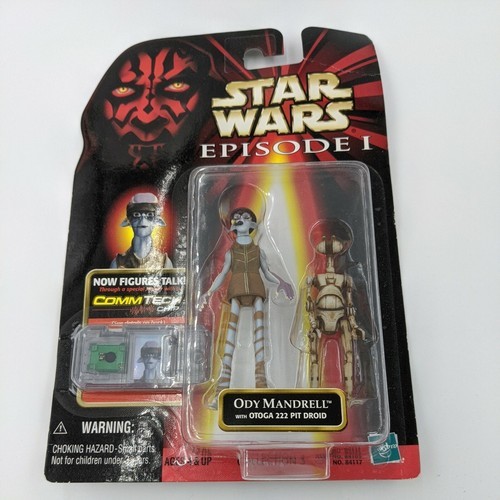 NEW Star Wars Ody Mandrell with Otoga 222 Pit Droid Hasbro 1998 - $9.89