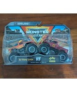 New Monster Jam El Toro Loco Vs Grave Digger Scale 1:64 Trucks - £13.18 GBP