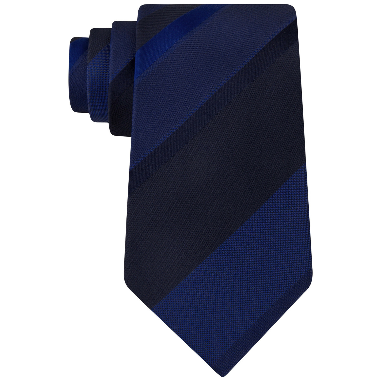 KENNETH COLE REACTION Blue Tonal Stripe Silk Classic Tie - $19.99