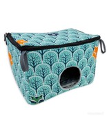 A cozy house for rodents, guinea pigs, rats, chinchillas - 18 x 27 x 18 - £32.17 GBP