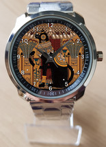 Egyptians Cat vintage art Unique Wrist Watch Sporty - £28.06 GBP