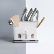 Kitchen Knife Holder In-Drawer  Blocks Knife Plastic Organizer Storage Racks - $15.70