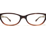 Oliver Peoples Eyeglasses Frames Devereaux GARGR Brown Pink Cat Eye 50-1... - $130.29