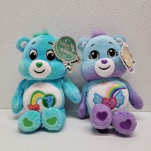 Care Bears 9&quot; I Care Bear Love the Earth &amp; Dream Bright Plush 2022 - £18.59 GBP