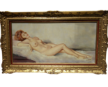 Oil painting on canvas by Jules Gustave LEMPEREUR (1902-1985), CIRCA 1960 - $959.00