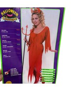Devil Lady Costume One Size Adult Halloween Outfit - $24.25 CAD