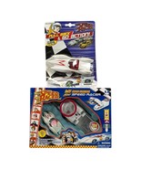Mini SPEED RACER Radio Control &amp; Pull Back 1:64 Mach 5 VINTAGE 2003 Lot - $38.79