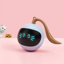 Automatic Smart Cat Toy USB Interactive Electric Jumping Ball Self Rotat... - $36.39