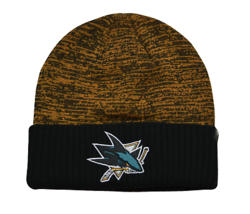 San Jose Sharks Fanatics NHL Hockey Space Dye Knit Cuffed Winter Hat - £16.66 GBP