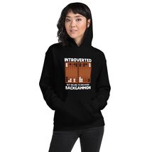 Introverted willing to discuss backgammon Hoodie | Backgammon Unisex Hoo... - £24.64 GBP+