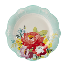 Dinnerware Starter Set Country Floral Dishes Sweet Romance Blossom Pione... - £55.45 GBP