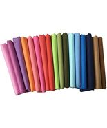 Qililandiy Cotton Fat Quarter Bundle 17 pcs 18x22in Assorted Colors Fabric - $26.37 CAD