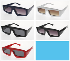 Urban Square Flat Sunglasses Retro Flat Top Womens Mens Glasses UV 100 %... - $9.99