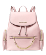 MICHAEL KORS JET SET MEDIUM BACKPACK GOLD CHAIN LIGHT PINK LEATHER BAGNWT! - £202.58 GBP