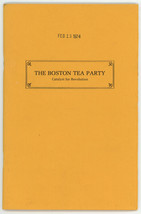 Boston Tea Party Kleeb Centinial book vintage 1973  - £11.19 GBP