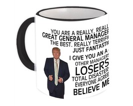 General Manager Funny Trump : Gift Mug Great Birthday Christmas Jobs - £12.66 GBP