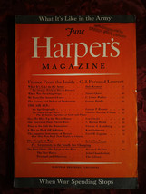 Harper&#39;s June 1943 George Biddle John Dos Passos Stuart Chase Dale Kramer - £6.82 GBP