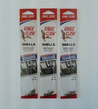Eagle Claw Baitholder Hook Size: 6 (18 Snelled Hooks) #139-6,  3 Packs - $12.86