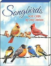 LEANIN TREE Songbirds 12 Note Cards #34695~3 each of 4 designs~Artist Gi... - £10.90 GBP