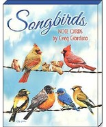 LEANIN TREE Songbirds 12 Note Cards #34695~3 each of 4 designs~Artist Gi... - £10.95 GBP