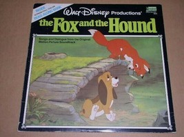 The Fox And The Hound Record Album Vinyl LP 1981 Read Along Book Disneyland - £39.32 GBP