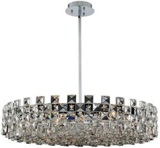 Pendant Light KALCO PIAZZE Casual Luxury 12-Light Clear Crystal Polished Chrome - £11,697.41 GBP