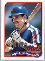 1989 Topps 383 Howard Johnson  New York Mets - £0.77 GBP
