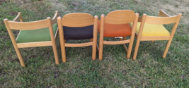 Hank Lowenstein Dining Chair Set of 4MCM style Chairs Vintage image 2