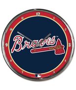 Atlanta Braves Chrome Clock - MLB - $31.03