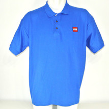 LEGO Legoland Uniform Polo Shirt Blue Size M Medium NEW - £20.37 GBP