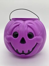 General Foam Blow Mold Jack O Lantern Pumpkin Halloween Candy Bucket Made In Usa - £5.45 GBP