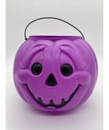 GENERAL FOAM Blow Mold Jack O Lantern Pumpkin Halloween Candy Bucket Mad... - £5.38 GBP