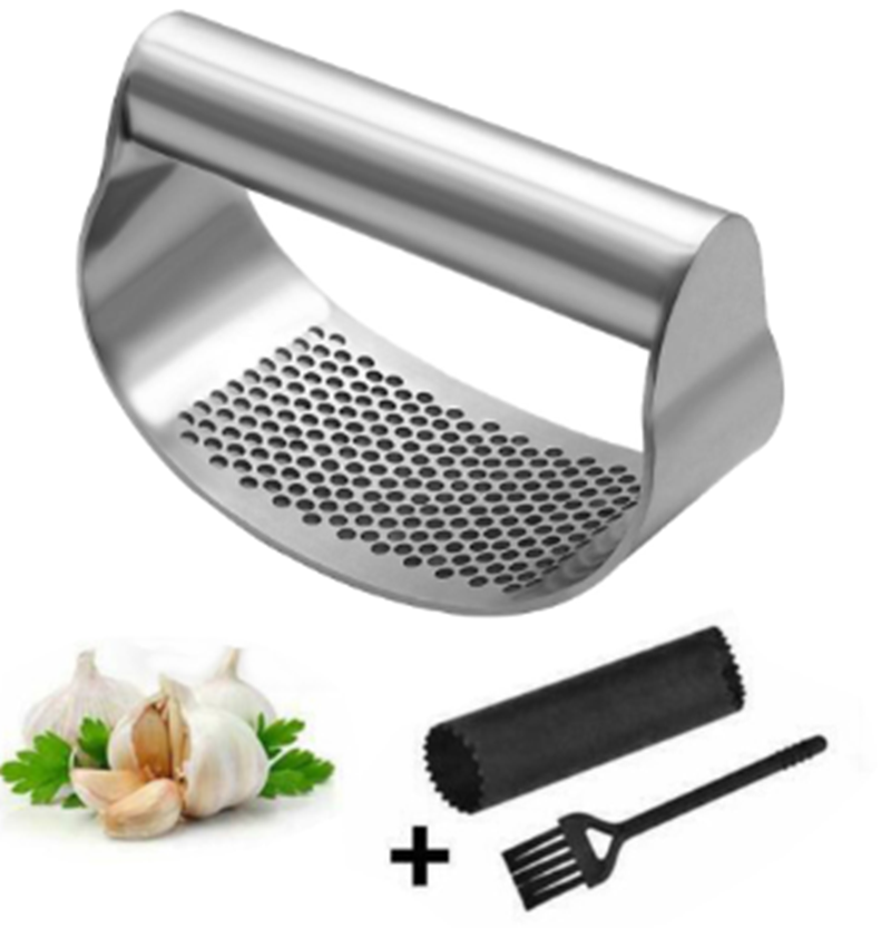 Garlic Press for Kitchen|Stainless Steel Garlic Press|Garlic Press|Ginge... - $13.89