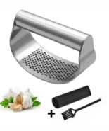 Garlic Press for Kitchen|Stainless Steel Garlic Press|Garlic Press|Ginge... - $13.89