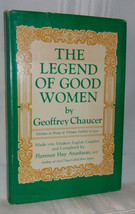 Geoffrey Chaucer Florence Hay Anastasas Legend Of Good Women First Ed Signed Dj - £21.23 GBP