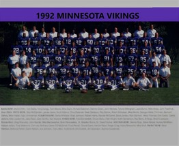 1992 MINNESOTA VIKINGS 8X10 TEAM PHOTO FOOTBALL PICTURE NFL - $4.94