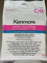 Kenmore 50104 C/Q &amp; Panasonic C-5 &amp; C-18 Canister Vacuum Bags  (8 Pack) 2050104 - £14.61 GBP