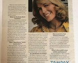 Tampax vintage Print Ad Advertisement 1970s PA9 - $7.91
