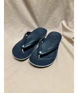 Navy Crocs Flip Flops Size Men’s 4 Women’s 6 - $19.80