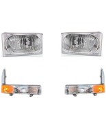 Headlights For Ford Super Duty Truck Excursion 1999-2004 With Turn Signals - $130.86