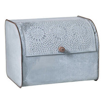 Bread Box in Weathered Zinc  Vintage Country Farmhouse Kitchen - £70.85 GBP