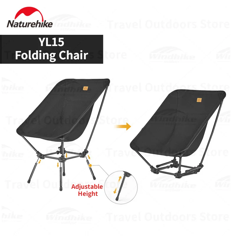 Natruehike Ultralight Portable Folding Camping Chair Fishing Picnic Garden Beach - £161.31 GBP