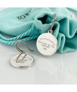 Return to Tiffany Round Drop Dangle Hook Earrings in Sterling Silver - £338.72 GBP
