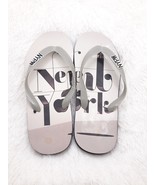 NYPW Women's "NEW YORK CITY GRAPHICS" Thong Flip Flops ~ (Size Small 5- 6) ~ NEW - $14.59