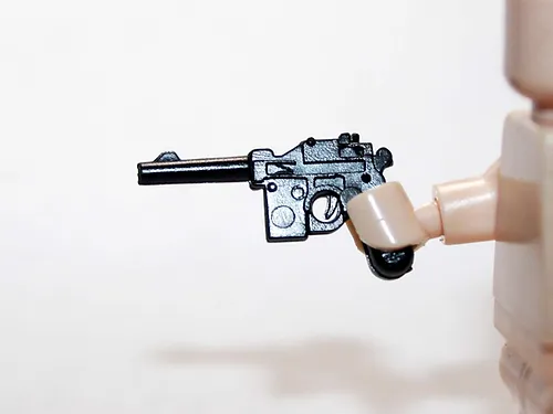 Gift Toys Mauser C96 Handgun Broomhandle German Pistolweapon Gun Minifigure - £5.37 GBP