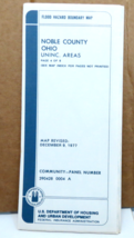 U. S. Dept of Housing Noble County Ohio Flood Hazard Map Revised 12/9/77 Page 4 - $9.49