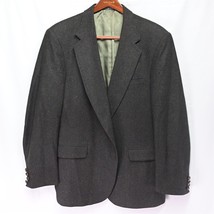 Woolrich 46L Brown Woven Tweed 2 Button Blazer Jacket Sport Coat - £46.26 GBP